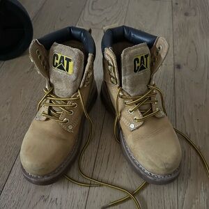CAT Tan Work Boots